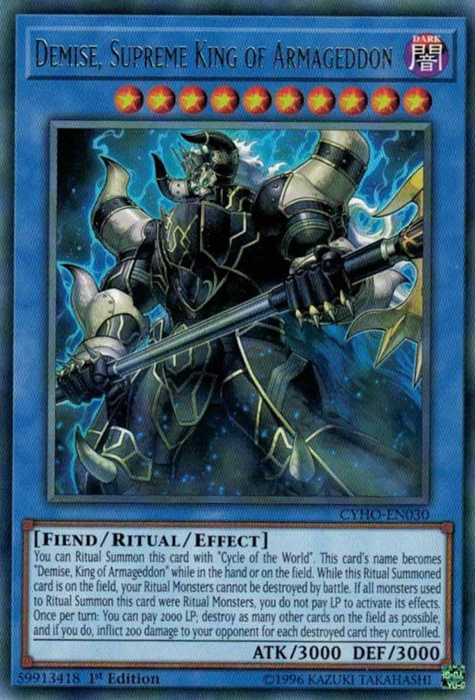 Image for Demise, Supreme King of Armageddon (Cybernetic Horizon) (CYHO-EN030) - YuGiOh