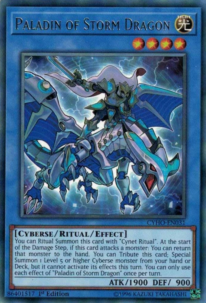 Image for Paladin of Storm Dragon (Cybernetic Horizon) (CYHO-EN031) - YuGiOh