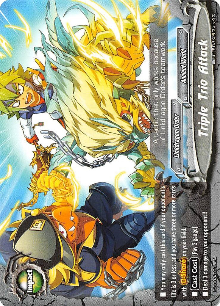 Image for Triple Trio Attack (S-SD03: Spiral Linkdragon Order) (S-SD03/0015EN) - Future Card BuddyFight