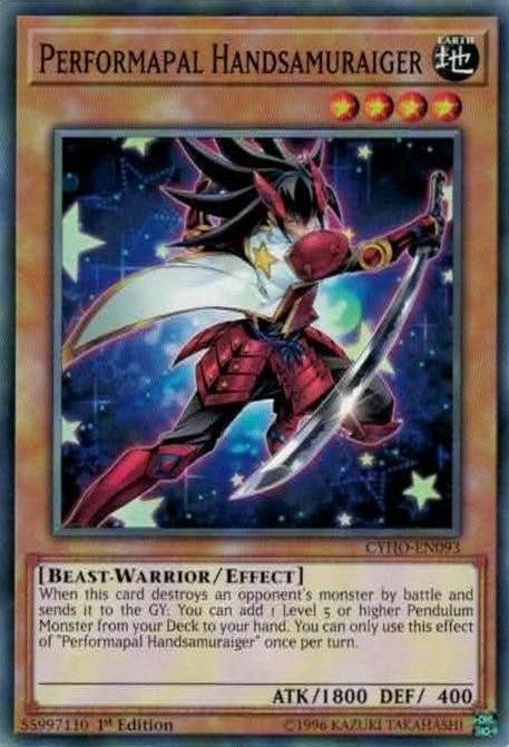 Image for Performapal Handsamuraiger (Cybernetic Horizon) (CYHO-EN093) - YuGiOh