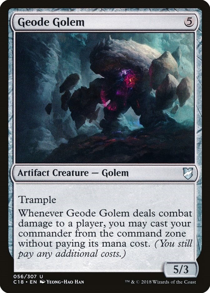Image for Geode Golem (Commander 2018) (56) - Magic: The Gathering