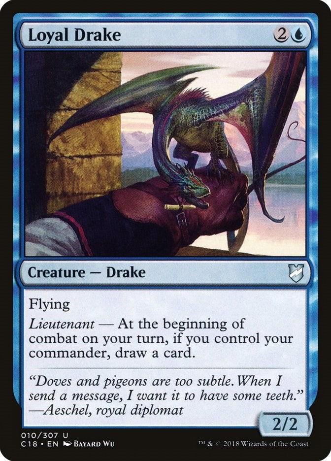 Image for Loyal Drake (Commander 2018) (10) - Magic: The Gathering