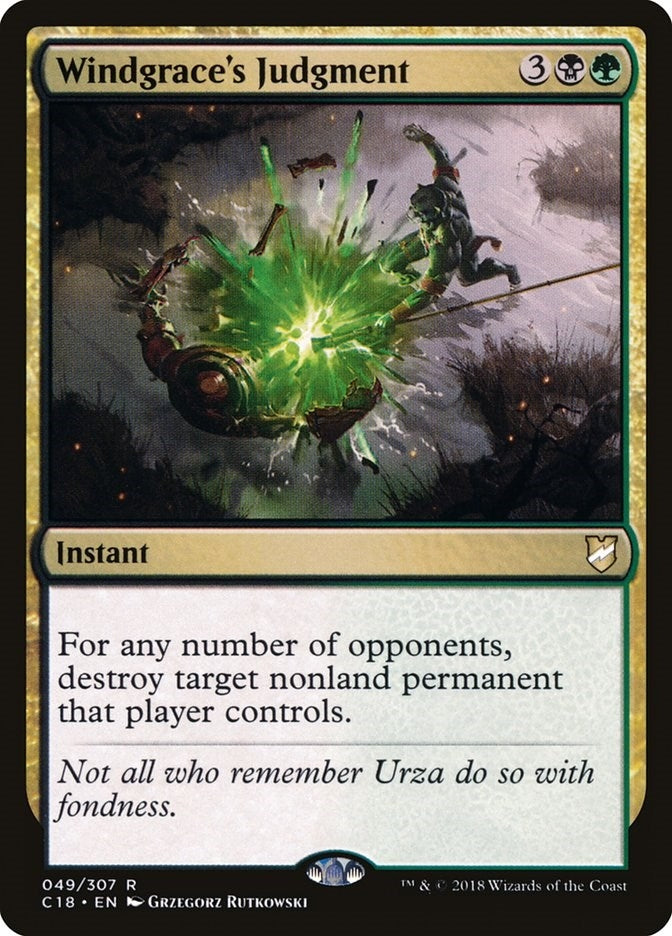 Image for Windgrace's Judgment (Commander 2018) (49) - Magic: The Gathering