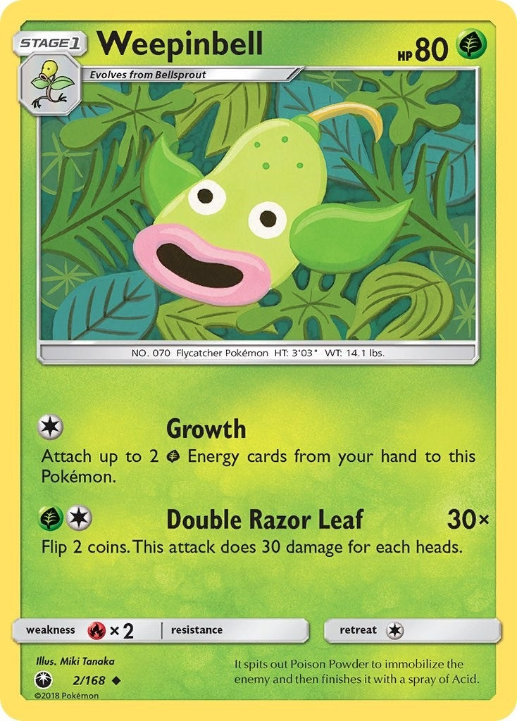 Image for Weepinbell (SM - Celestial Storm) (2/168) - Pokemon