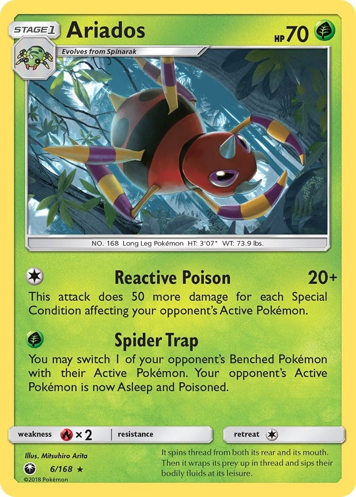 Image for Ariados (SM - Celestial Storm) (6/168) - Pokemon