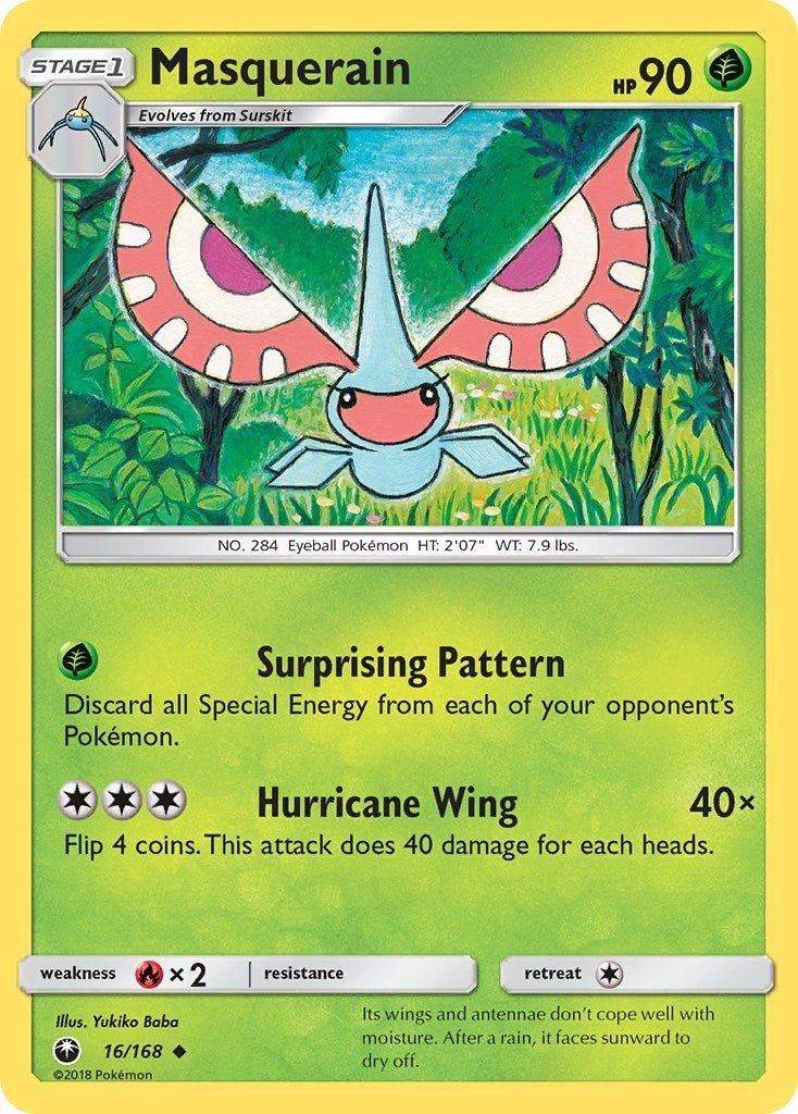 Image for Masquerain (SM - Celestial Storm) (16/168) - Pokemon