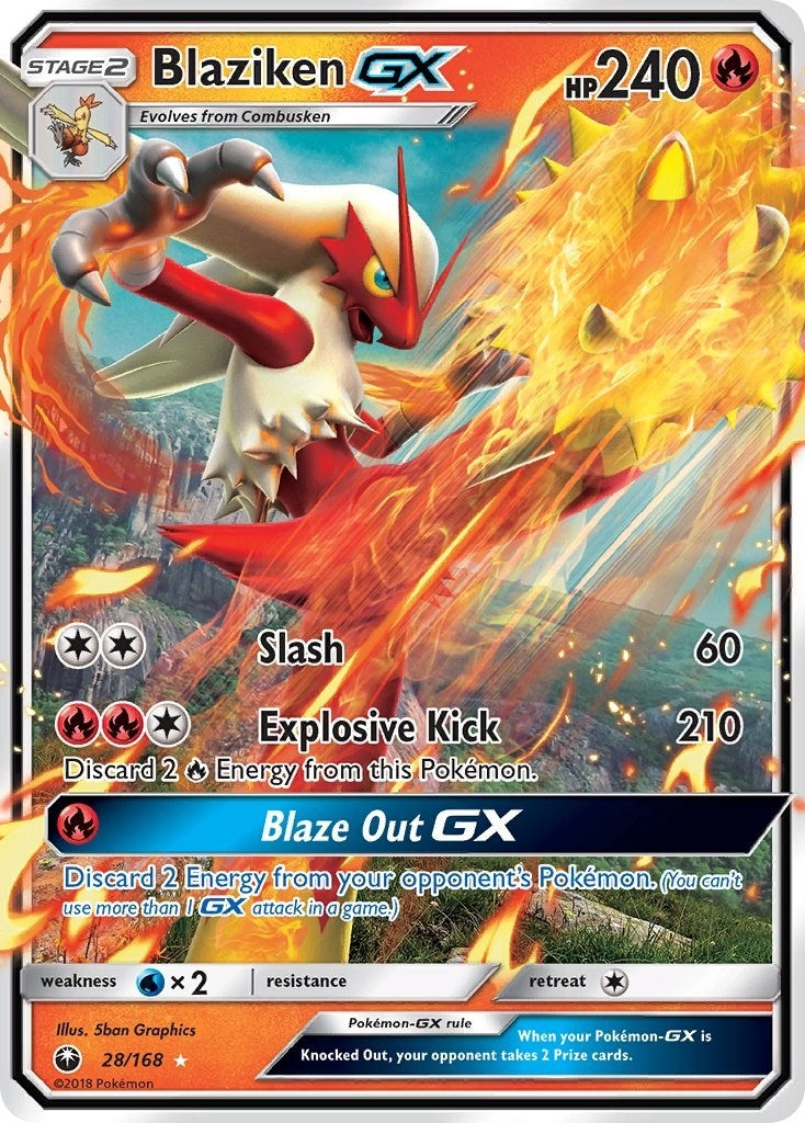 Image for Blaziken GX (SM - Celestial Storm) (28/168) - Pokemon
