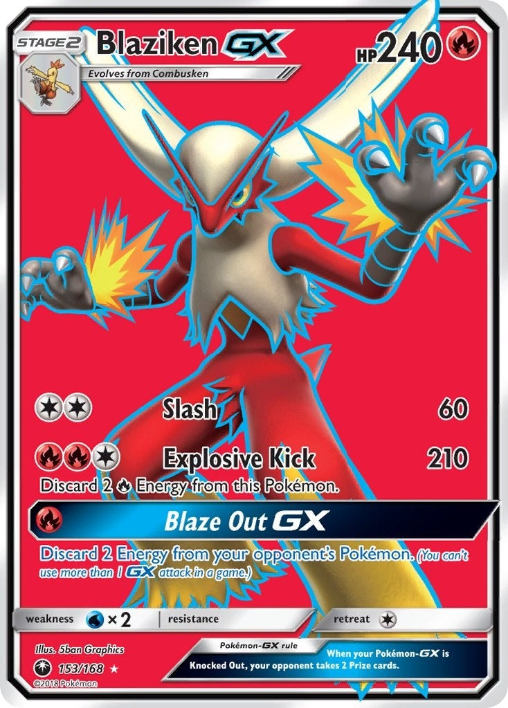Image for Blaziken GX (Full Art) (SM - Celestial Storm) (153/168) - Pokemon