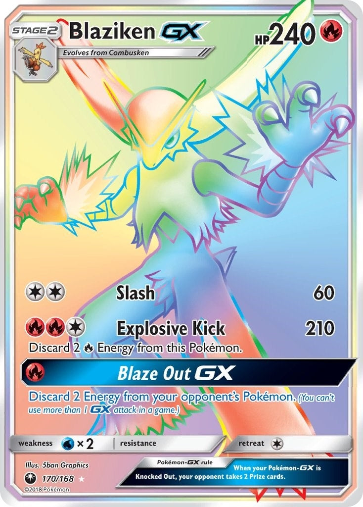 Image for Blaziken GX (Secret) (SM - Celestial Storm) (170/168) - Pokemon