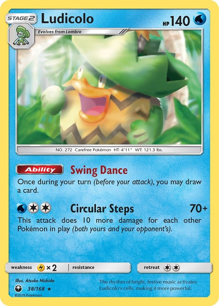 Image for Ludicolo (SM - Celestial Storm) (38/168) - Pokemon