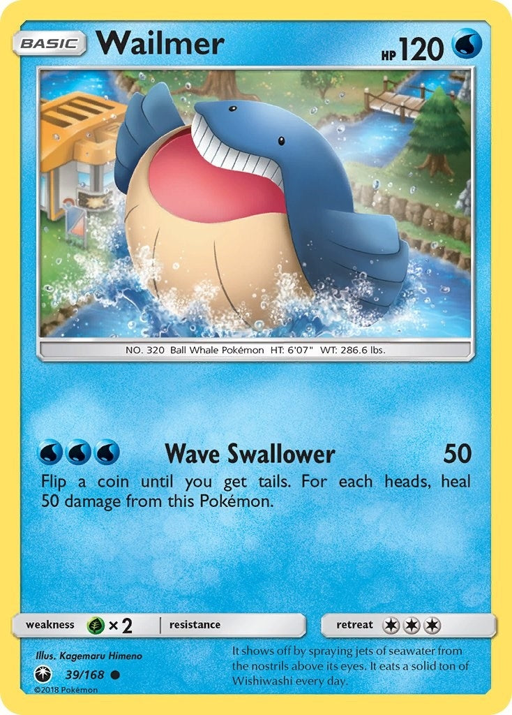 Image for Wailmer (SM - Celestial Storm) (39/168) - Pokemon