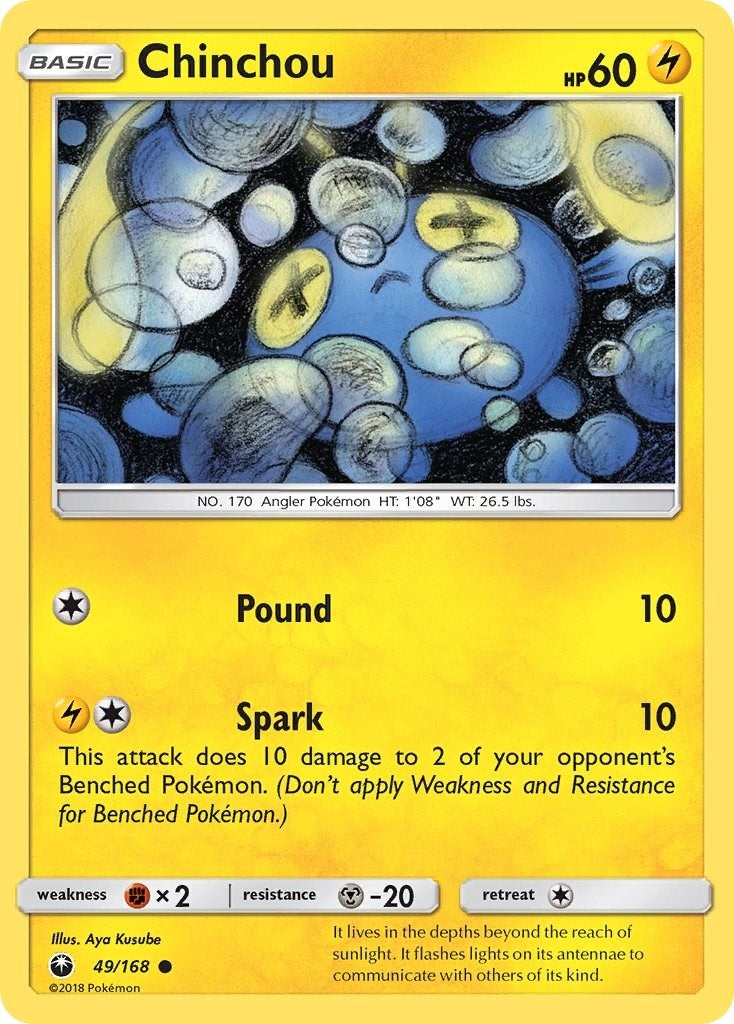 Image for Chinchou (SM - Celestial Storm) (49/168) - Pokemon