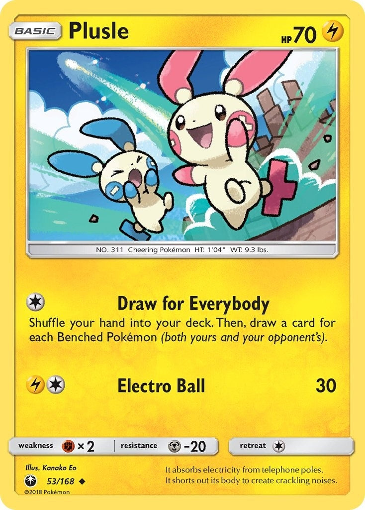 Image for Plusle (SM - Celestial Storm) (53/168) - Pokemon