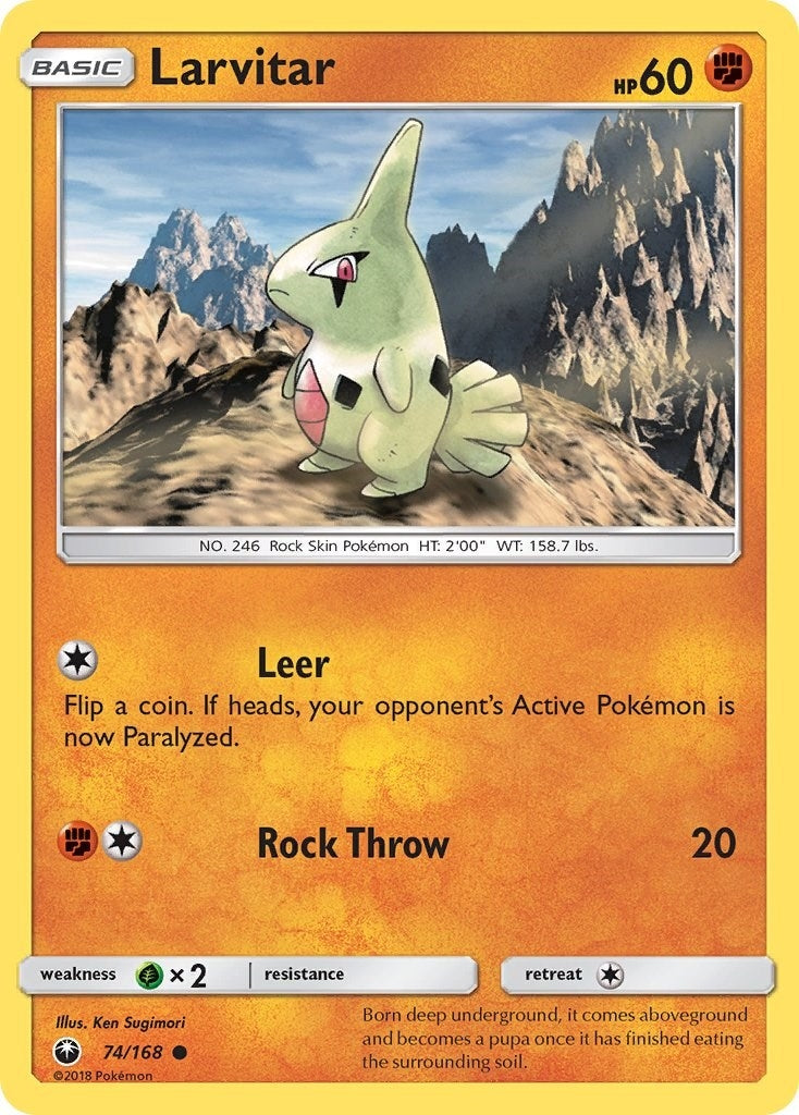 Image for Larvitar (SM - Celestial Storm) (74/168) - Pokemon