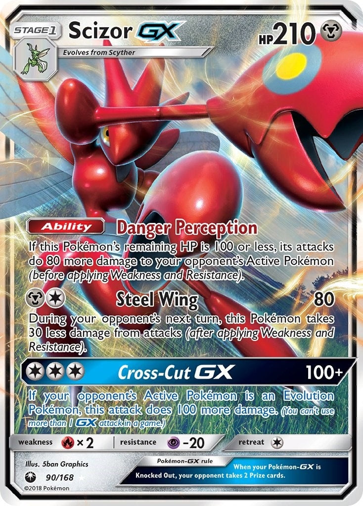 Image for Scizor GX (SM - Celestial Storm) (90/168) - Pokemon