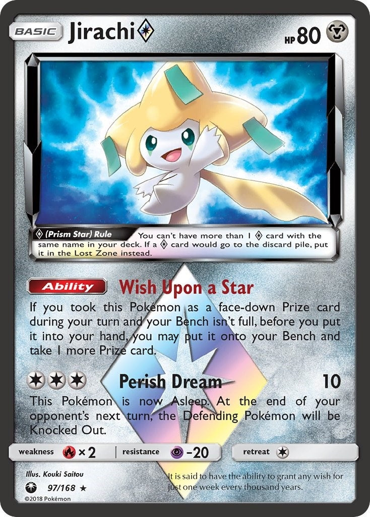 Image for Jirachi Prism Star (SM - Celestial Storm) (97/168) - Pokemon