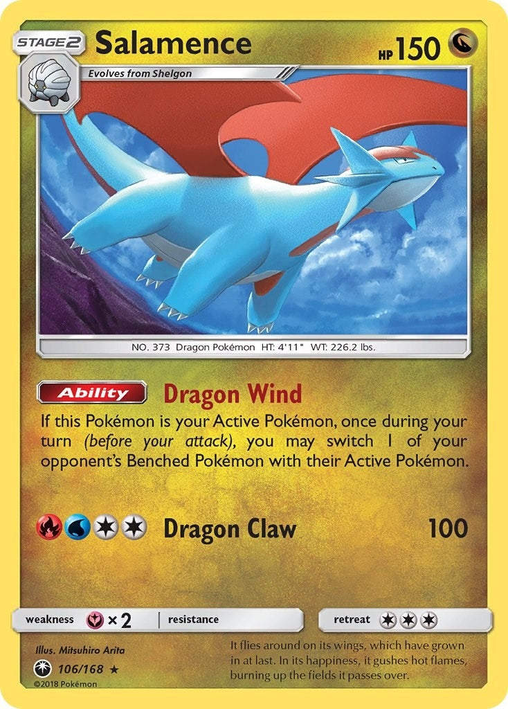 Image for Salamence (SM - Celestial Storm) (106/168) - Pokemon