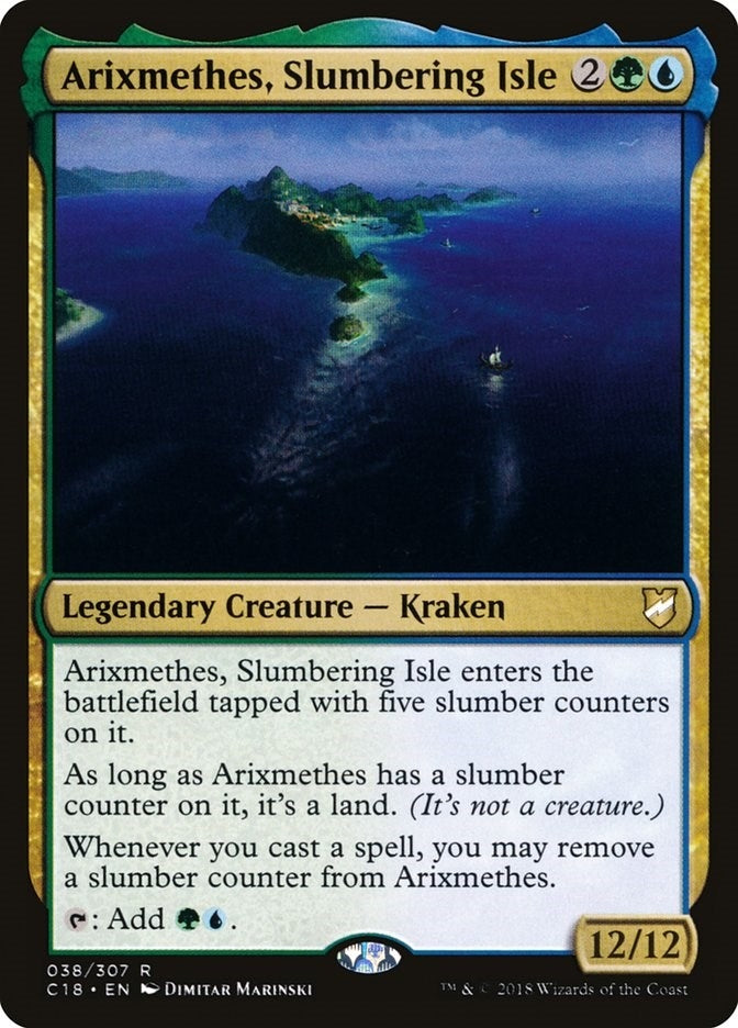 Image for Arixmethes, Slumbering Isle (Commander 2018) (38) - Magic: The Gathering