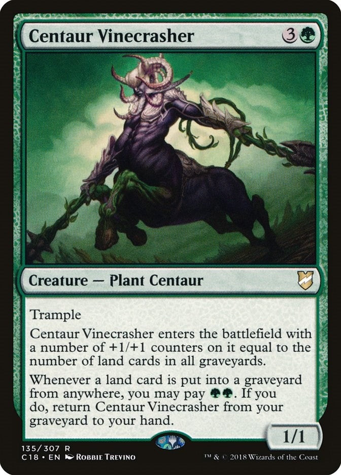 Image for Centaur Vinecrasher (Commander 2018) (135) - Magic: The Gathering