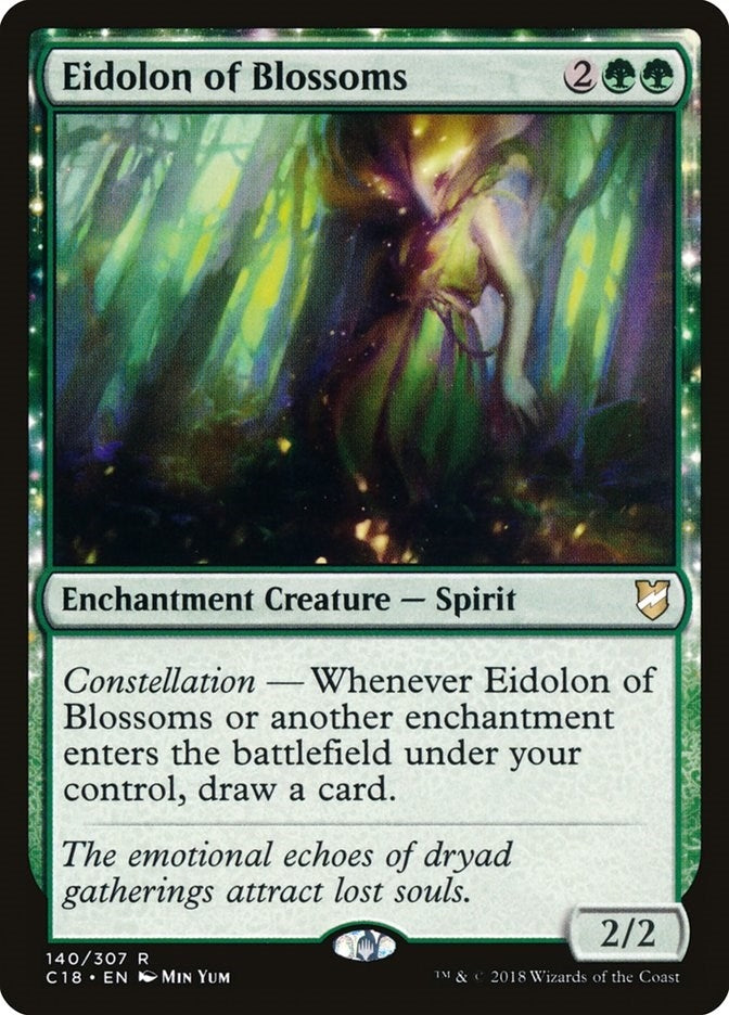Image for Eidolon of Blossoms (Commander 2018) (140) - Magic: The Gathering