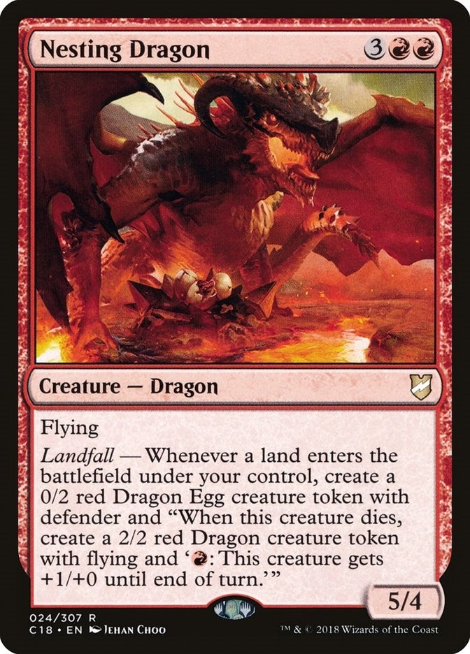 Image for Nesting Dragon (Commander 2018) (24) - Magic: The Gathering