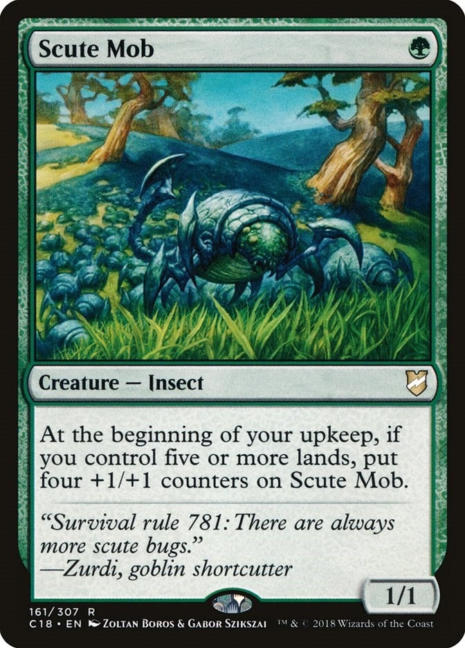 Image for Scute Mob (Commander 2018) (161) - Magic: The Gathering
