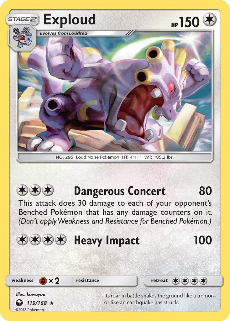 Image for Exploud (SM - Celestial Storm) (119/168) - Pokemon