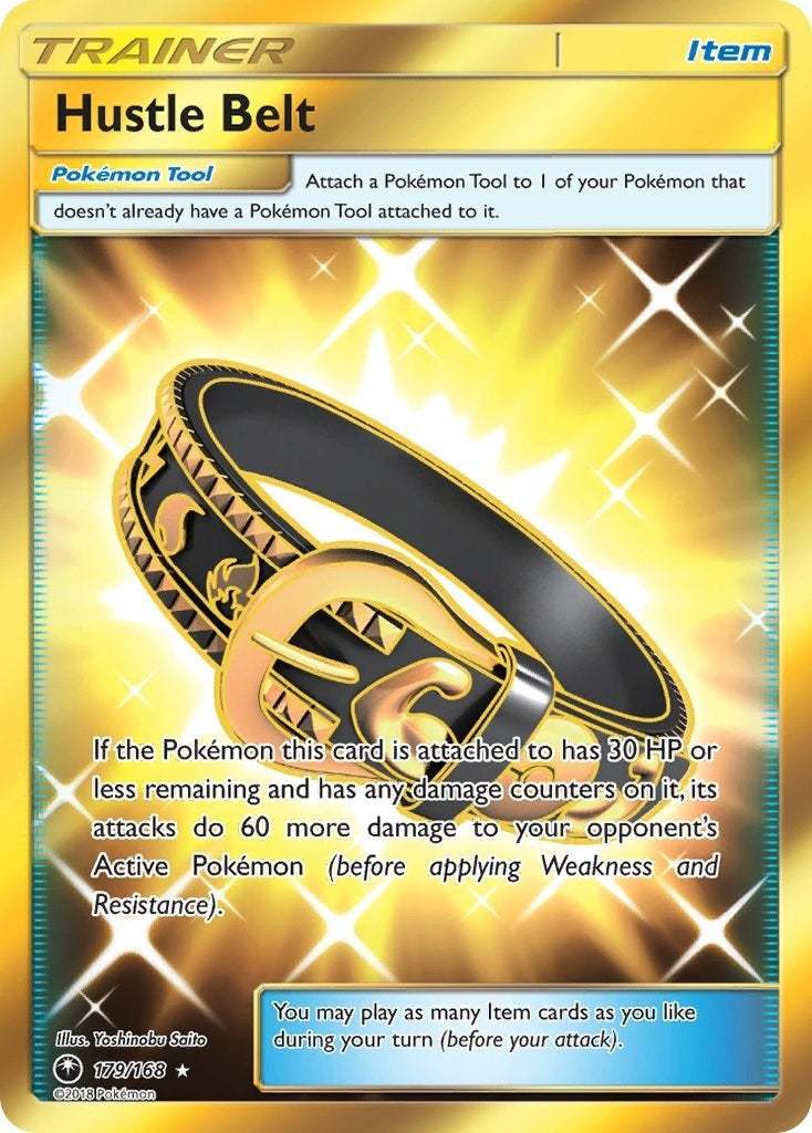 Image for Hustle Belt (Secret) (SM - Celestial Storm) (179/168) - Pokemon