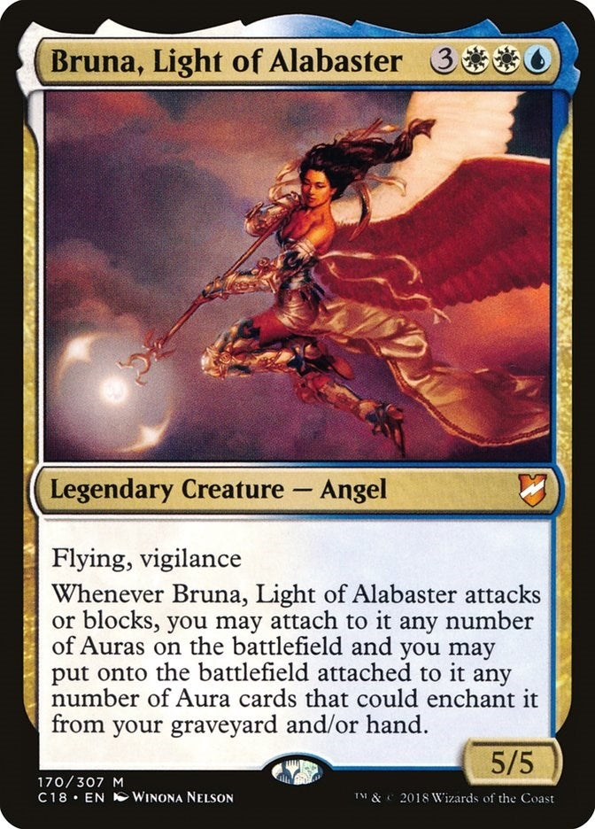Image for Bruna, Light of Alabaster (Commander 2018) (170) - Magic: The Gathering
