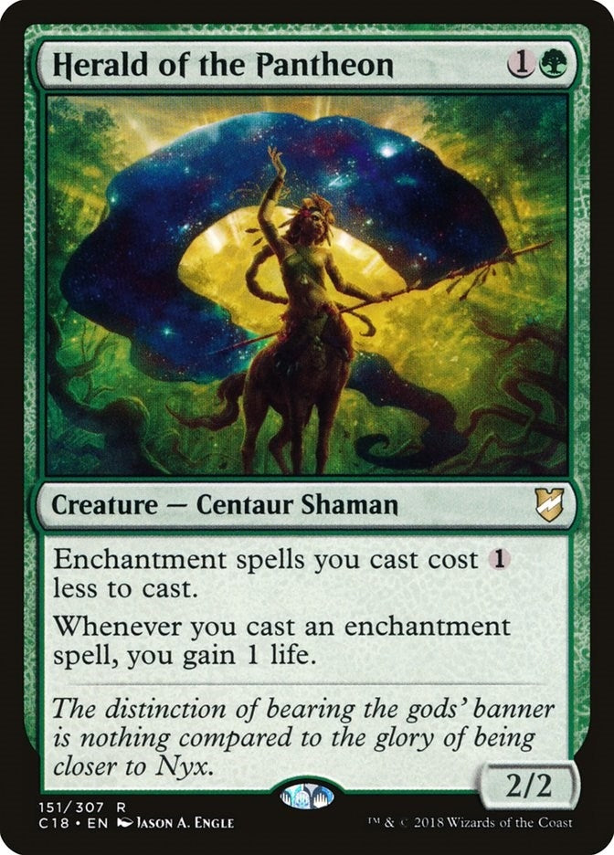 Image for Herald of the Pantheon (Commander 2018) (151) - Magic: The Gathering