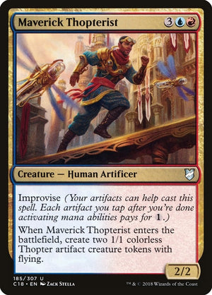 Image for Maverick Thopterist (Commander 2018) (185) - Magic: The Gathering