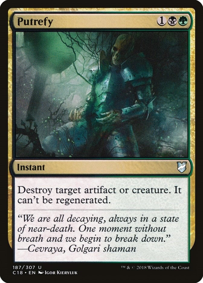 Image for Putrefy (Commander 2018) (187) - Magic: The Gathering