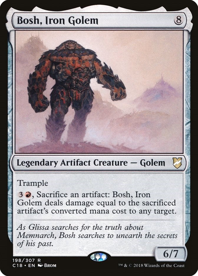 Image for Bosh, Iron Golem (Commander 2018) (198) - Magic: The Gathering