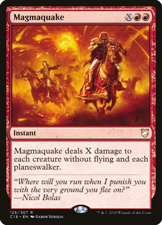 Image for Magmaquake (Commander 2018) (125) - Magic: The Gathering