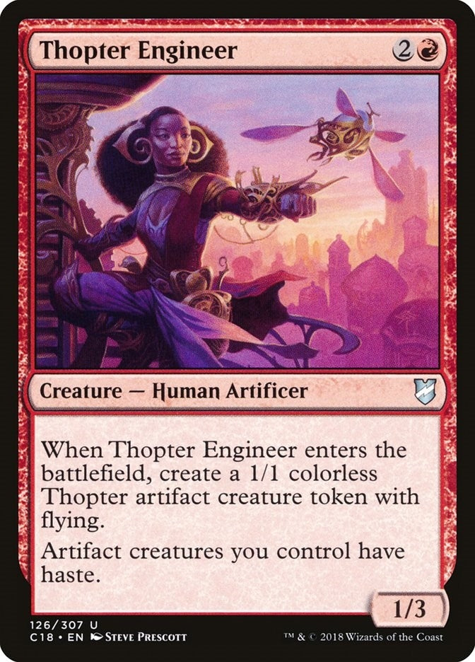 Image for Thopter Engineer (Commander 2018) (126) - Magic: The Gathering
