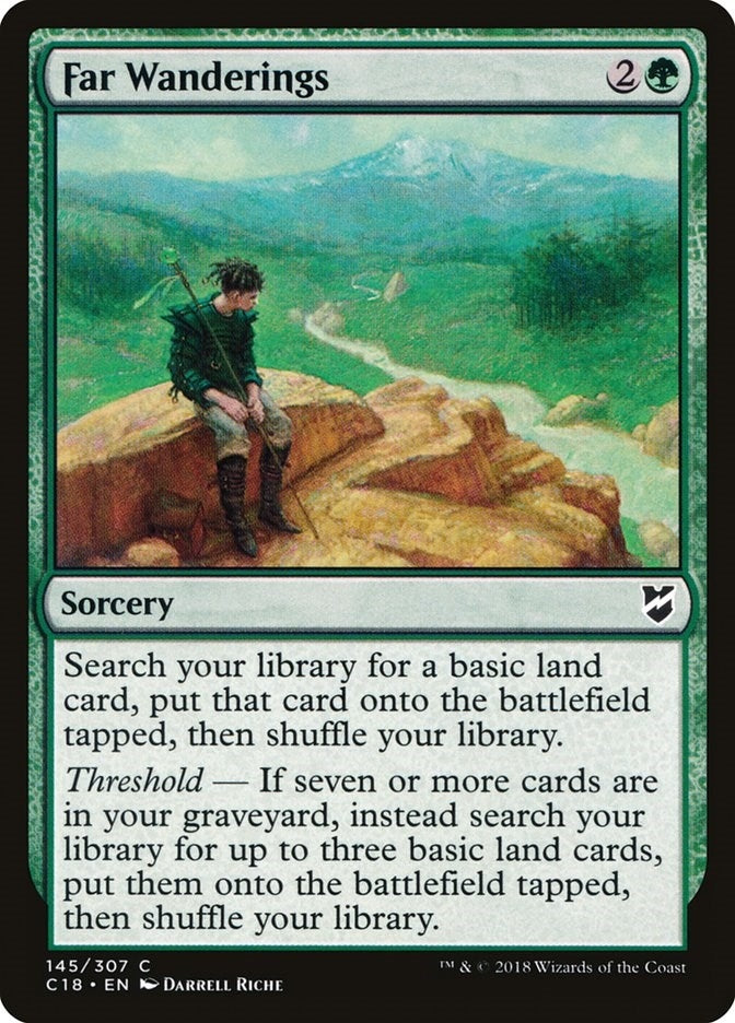 Image for Far Wanderings (Commander 2018) (145) - Magic: The Gathering