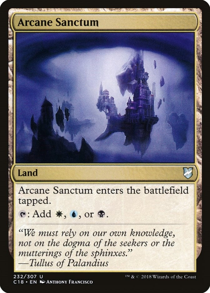 Image for Arcane Sanctum (Commander 2018) (232) - Magic: The Gathering