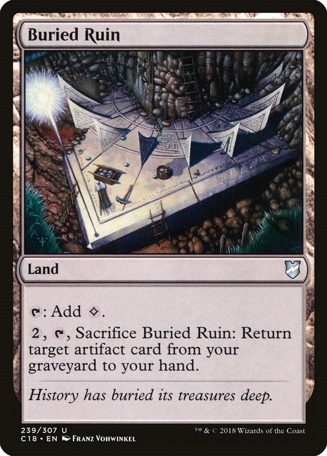 Image for Buried Ruin (Commander 2018) (239) - Magic: The Gathering