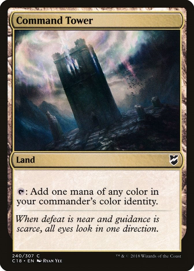 Image for Command Tower (Commander 2018) (240) - Magic: The Gathering