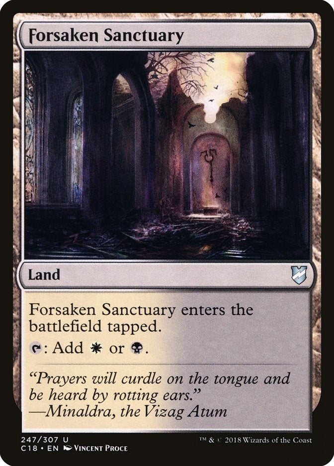 Image for Forsaken Sanctuary (Commander 2018) (247) - Magic: The Gathering