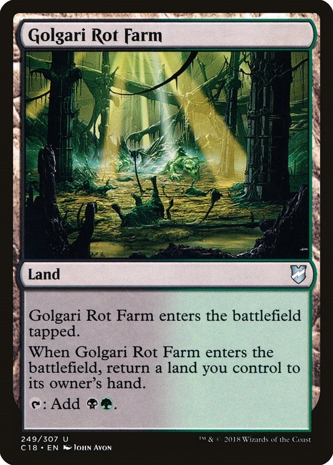 Image for Golgari Rot Farm (Commander 2018) (249) - Magic: The Gathering