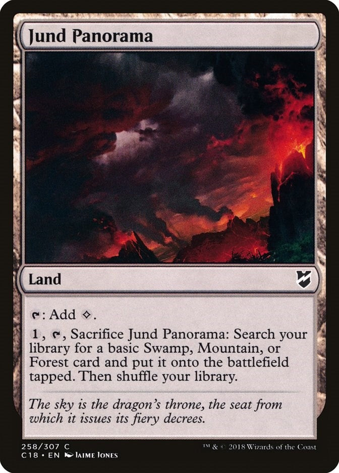 Image for Jund Panorama (Commander 2018) (258) - Magic: The Gathering