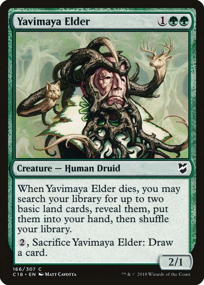 Image for Yavimaya Elder (Commander 2018) (166) - Magic: The Gathering