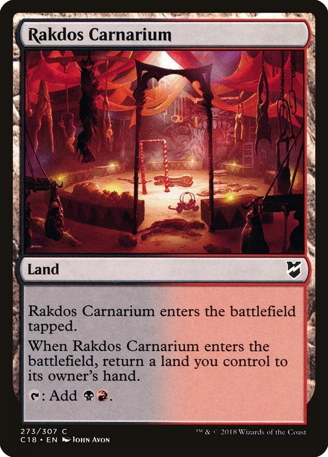 Image for Rakdos Carnarium (Commander 2018) (273) - Magic: The Gathering