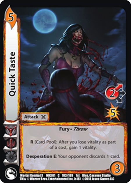 Image for Quick Taste (Mortal Kombat X) (103) - UniVersus