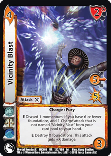 Image for Vicinity Blast (Mortal Kombat X) (122) - UniVersus