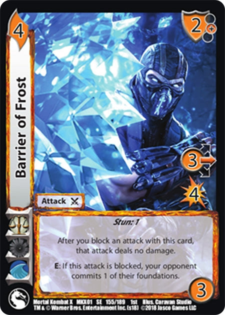 Image for Barrier of Frost (Mortal Kombat X) (155) - UniVersus