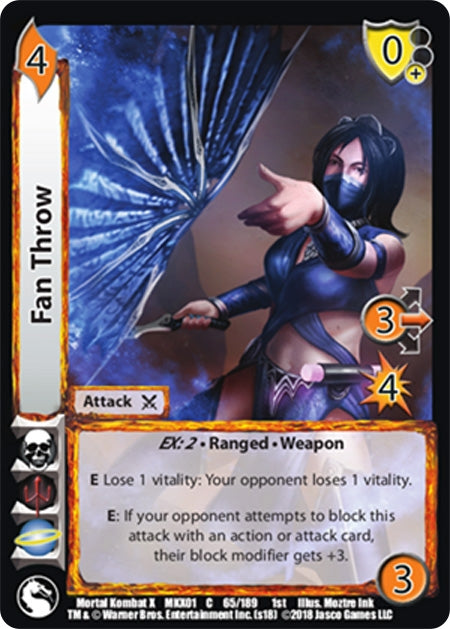 Image for Fan Throw (Mortal Kombat X) (65) - UniVersus