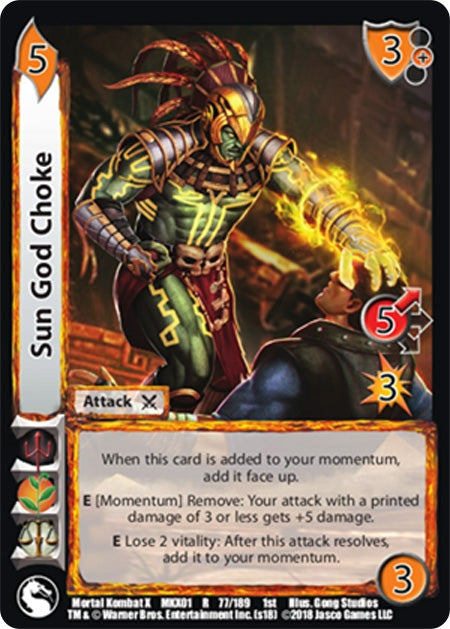 Image for Sun God Choke (Mortal Kombat X) (77) - UniVersus