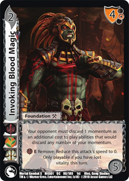 Image for Invoking Blood Magic (Mortal Kombat X) (80) - UniVersus